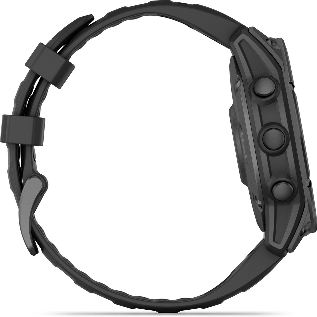 Afbeelding 2 van Garmin fēnix E - 47mm - AMOLED Multisport Smartwatch - Sportspecifieke workouts - 100+ sport-apps - 10ATM Waterdicht - tot 16 dagen batterij - Donkergrijs/zwart