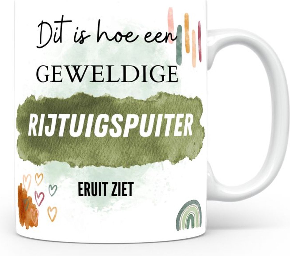 Mok bedrukken met beroep Rijtuigspuiter