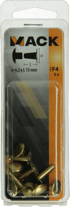 Stanley handgereedschap Popnagels 4X3mm - 20 stuks - 1-PAA52T