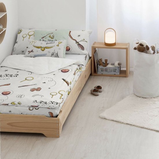 Omkeerbaar Motief Herding 4474449050 - Bettwäsche Harry Potter, Baumwolle/ Renforcé, 80x80/135x200 Cm Kaufen Kussensloop Dekbedovertrek 100% Katoen