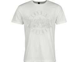 Guns N' Roses Watercolour Bullet Heren T-shirt - wit - L