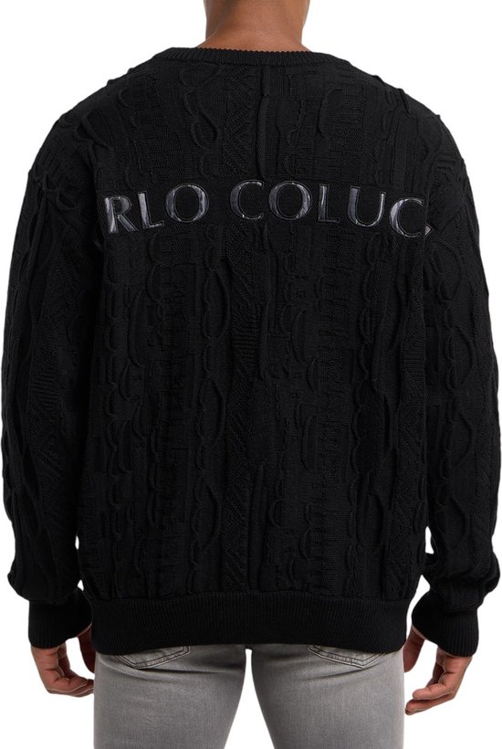 Carlo Colucci Knit Pullover Black | bol