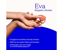 Dame - Eva ll Couples Vibrator Papaya