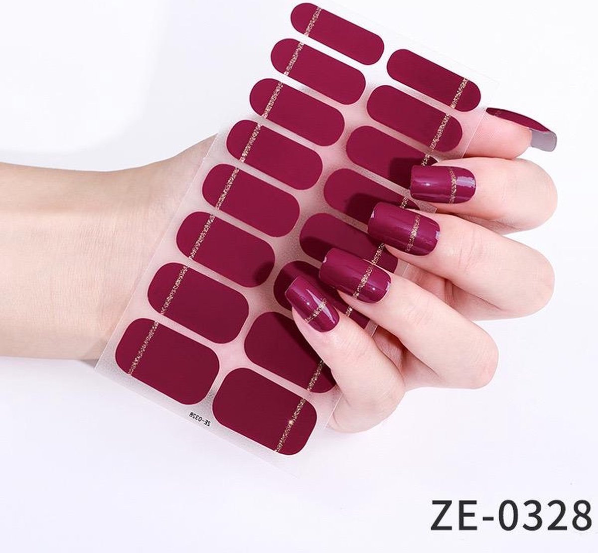 Goedkoopste Prachtige nieuwe design NagelStickers Met Nagelvijlen/ 1 vel , 16 tips/ Manicure Nagel stickers / Nail stickers