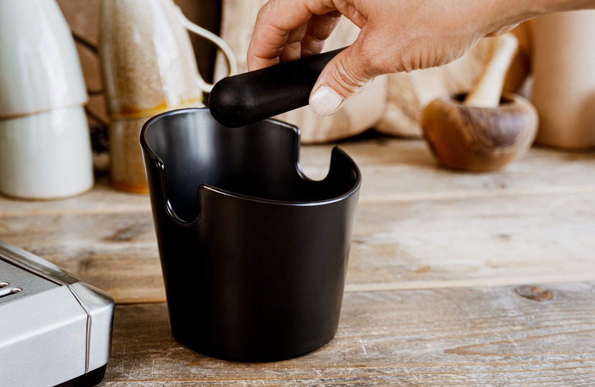 De'Longhi Knock Box - Koffieklopper van roestvrij staal - Vaatwasserbestendig