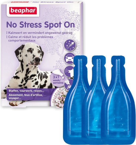 Beaphar No Stress Spot-On hond 3 pipetten