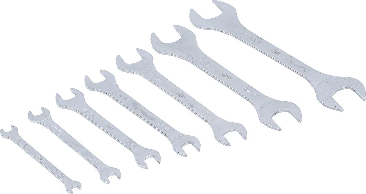 Steeksleutelset extra vlak 6-23 mm 7-dlg. metrisch JCB