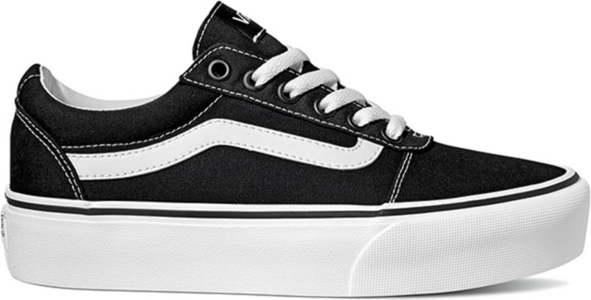 Vans WM Ward Platform (Canvas) Black/White