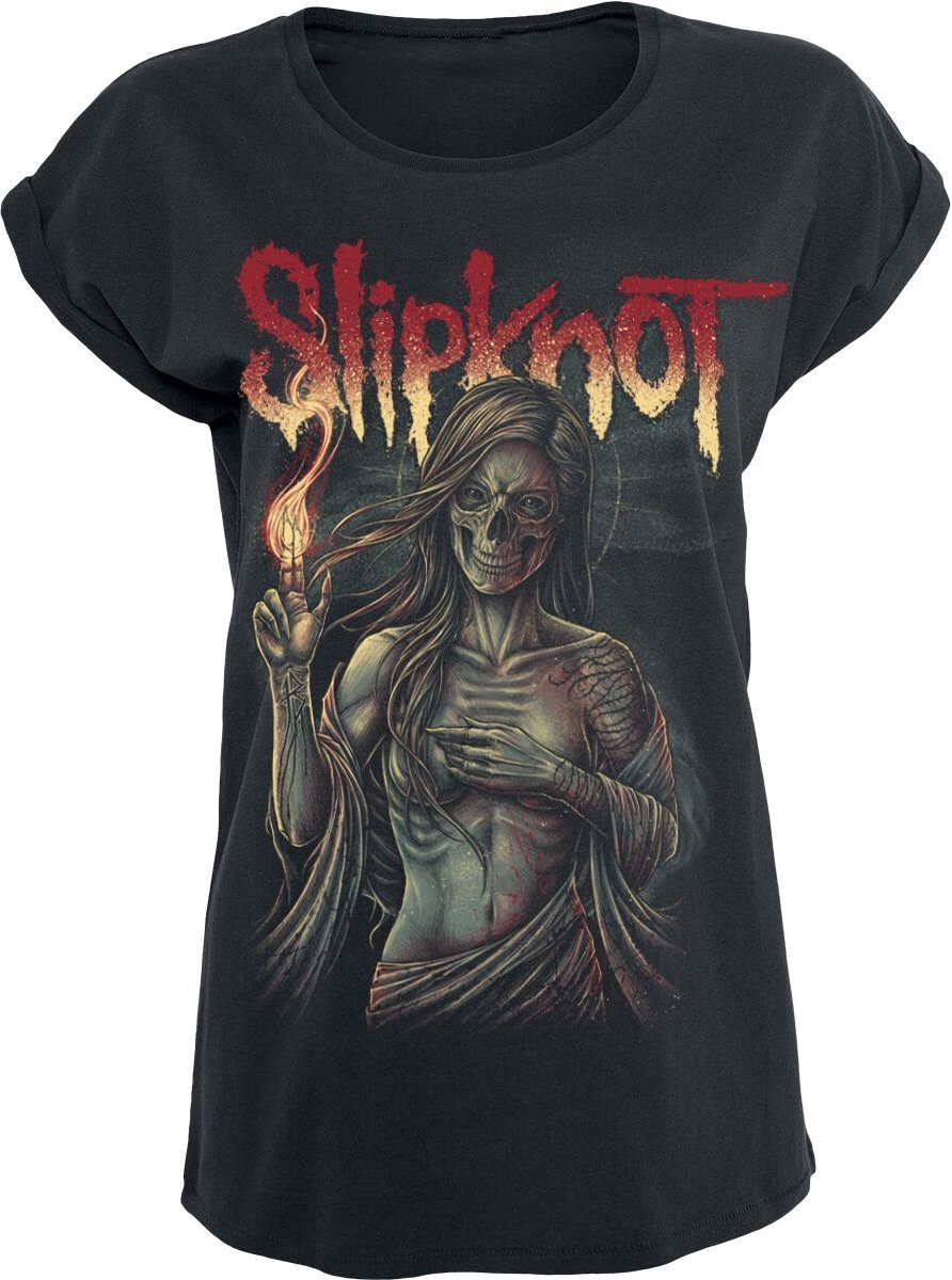 Slipknot Burn Me Away Dames T-shirt - zwart - XL