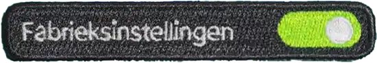 Fabrieksinstellingen - Emblemen Brabant - Opstrijk Embleem / Patch - Carnaval - Carnavals Emblemen