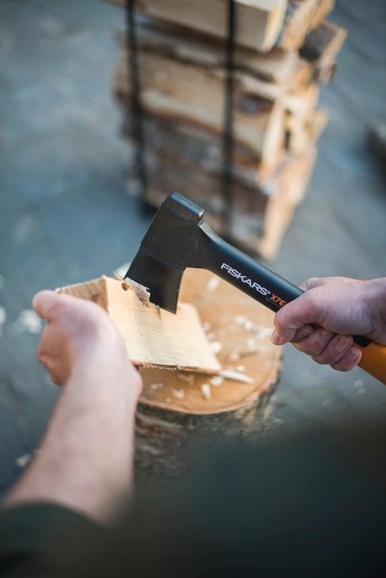 Kleine Bijl voor Hout Klieven en Aanmaakhout - 35,5 cm, Antikleeflaag, Weerbestendige Kunststof van Bellota — afbeelding 4
