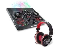 Ensemble de contrôleurs DJ avec haut-parleurs intégrés et lumières de fête - Perfect pour tout DJ
