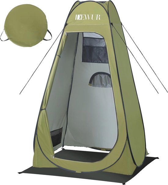 Camping toilettent UV 50+ met draagtas - Pop-up douchetent en omkleedcabine voor privacy en gemak