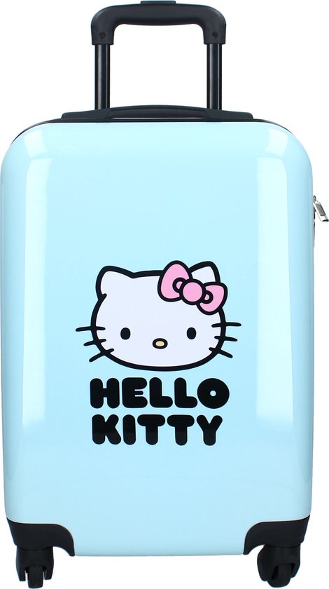 Hello Kitty Voyage Vibes - ABS Trolley Koffer - Reiskoffer hardcase - 46 x 33 x 21 cm - 31,9 liter - Blauw