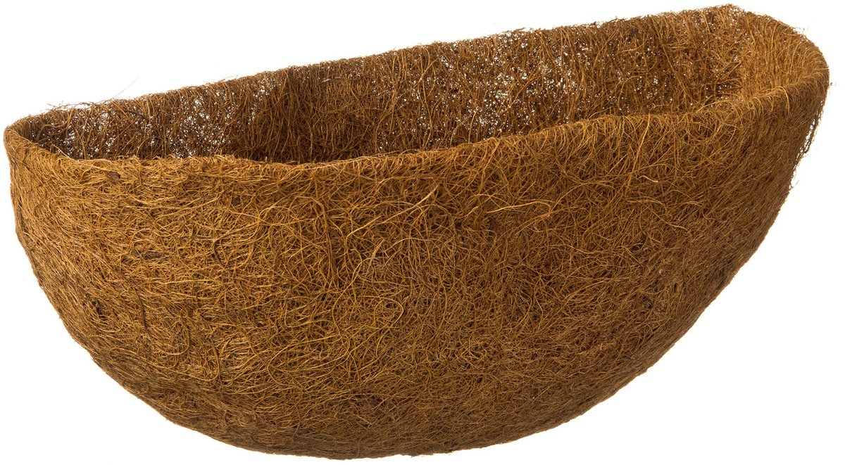 Nature Kokosinlegvel Hanging Basket - Plantbenodigdheden - 40x22x21 cm Natural