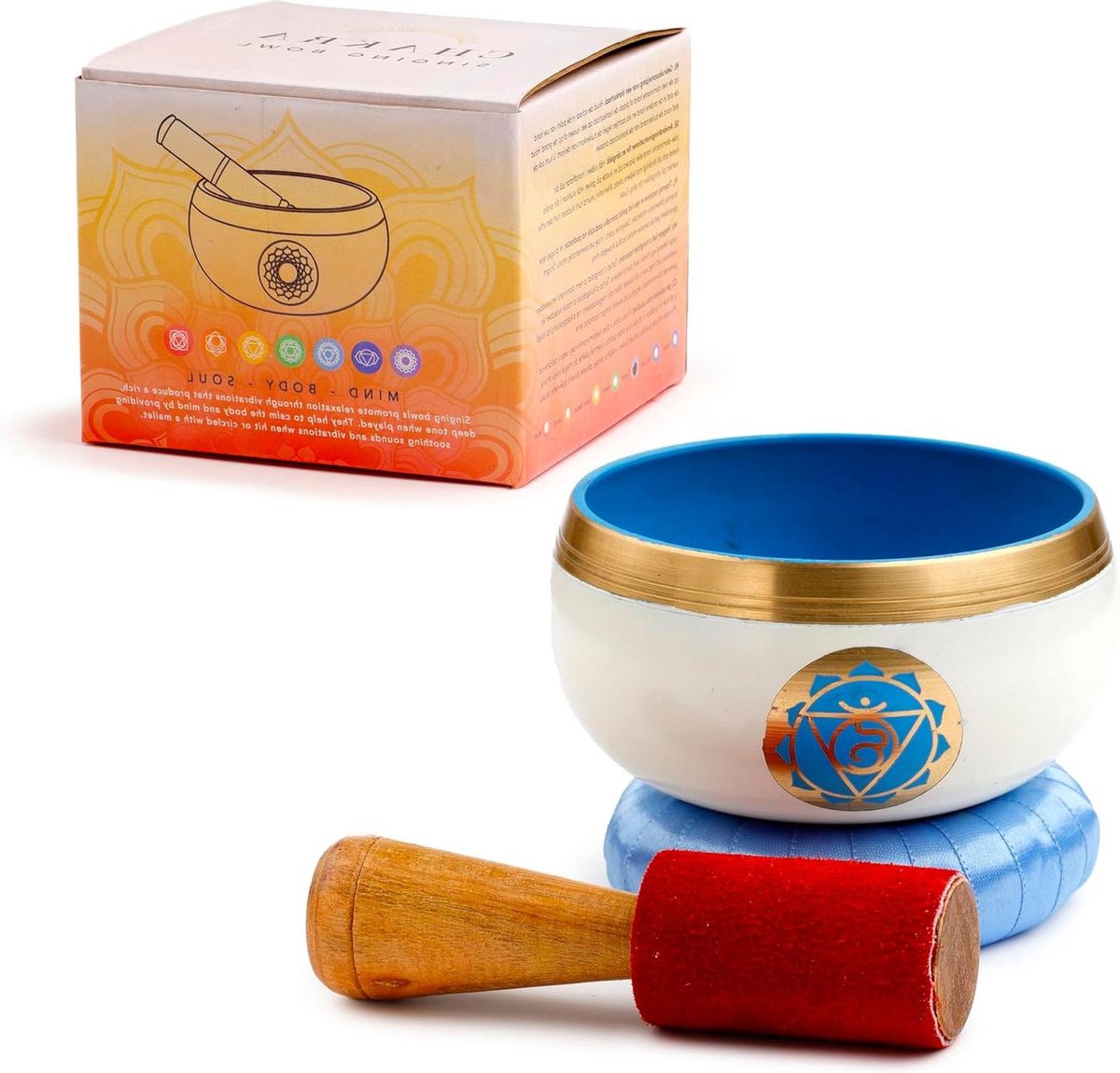 Blauwe Chakra Tibetaanse bel