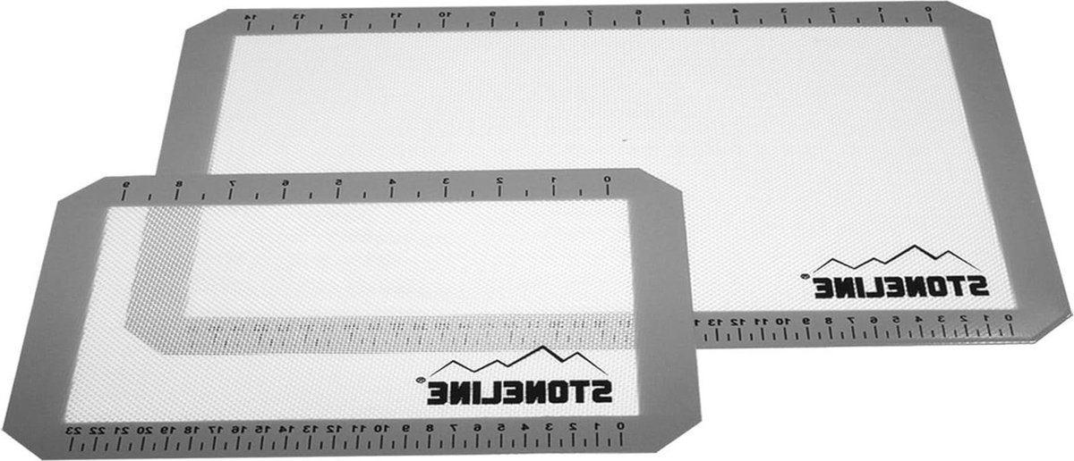 Siliconen bakmat set 2 stuks anti-aanbaklaag