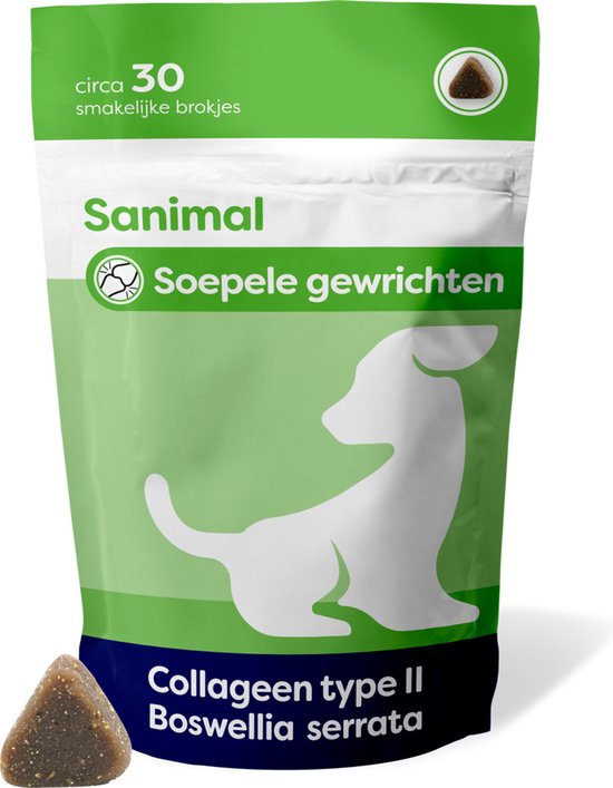 Foto: Sanimal soepele gewrichten supplement gewrichten spieren 90 g 30 stuks