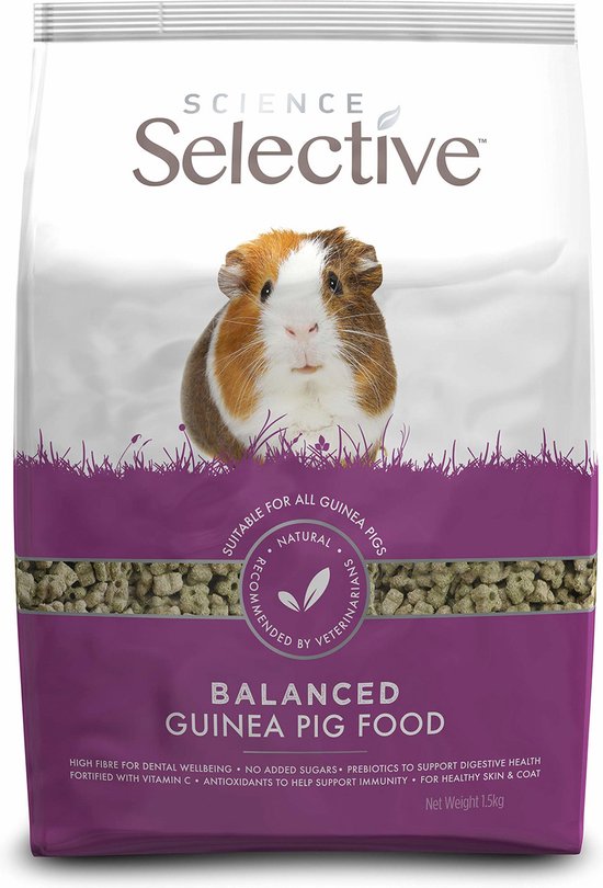 Supreme Science Selective Caviavoer - 10 kg - Paardenbloem, Venkel & Brandnetel