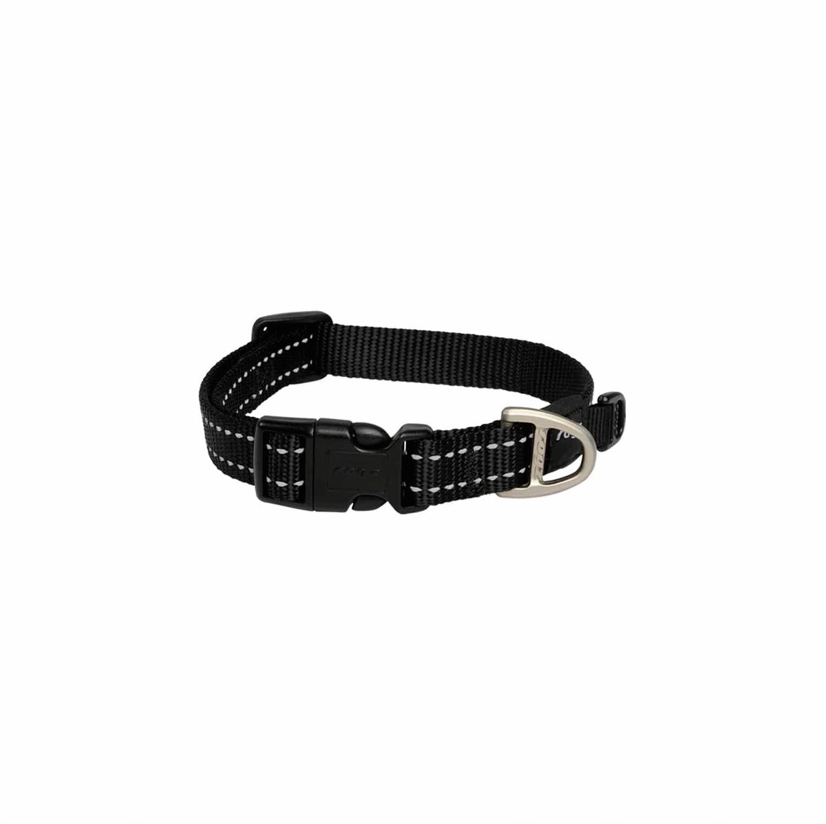 Rogz For Dogs Nitelife Halsband - Zwart - 11 mm x 20-32 cm