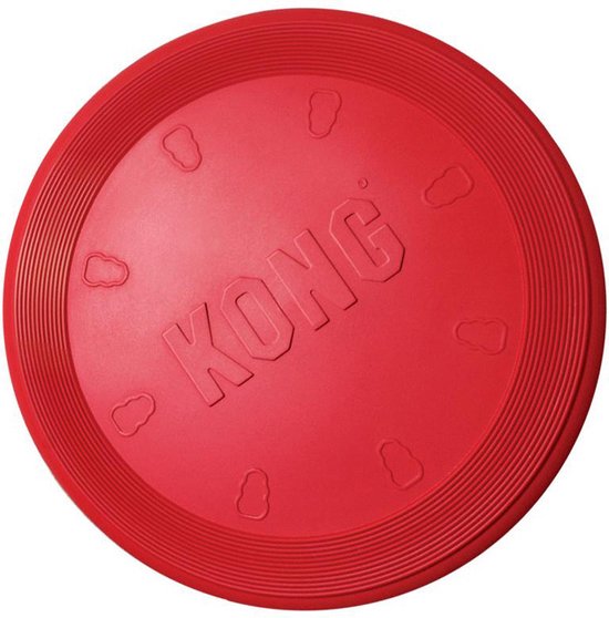 Kong Flyer Frisbee - Jouet pour chien - Rouge - Ø25 cm