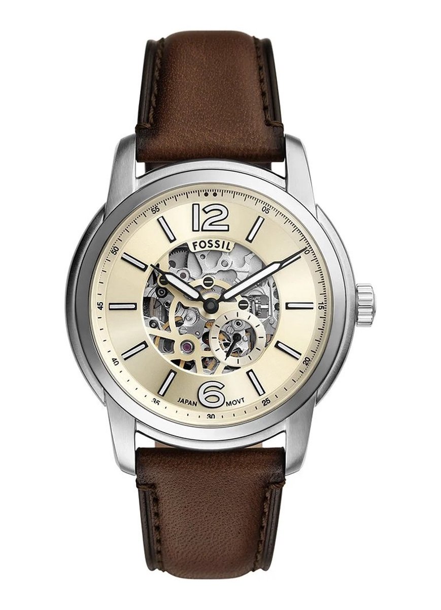 Fossil ME3264 Heren Horloge - Zilverkleurig