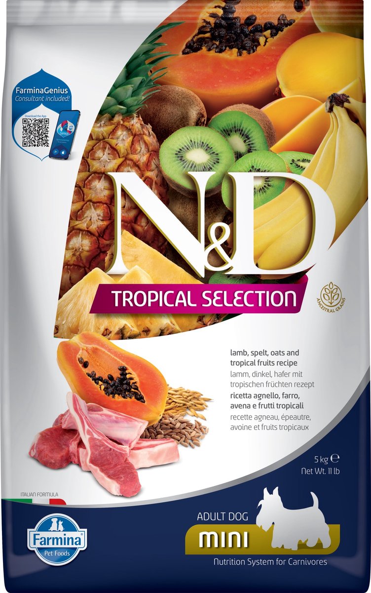 farmina N&D Tropical hondenvoeding Lam small breed 5 kg