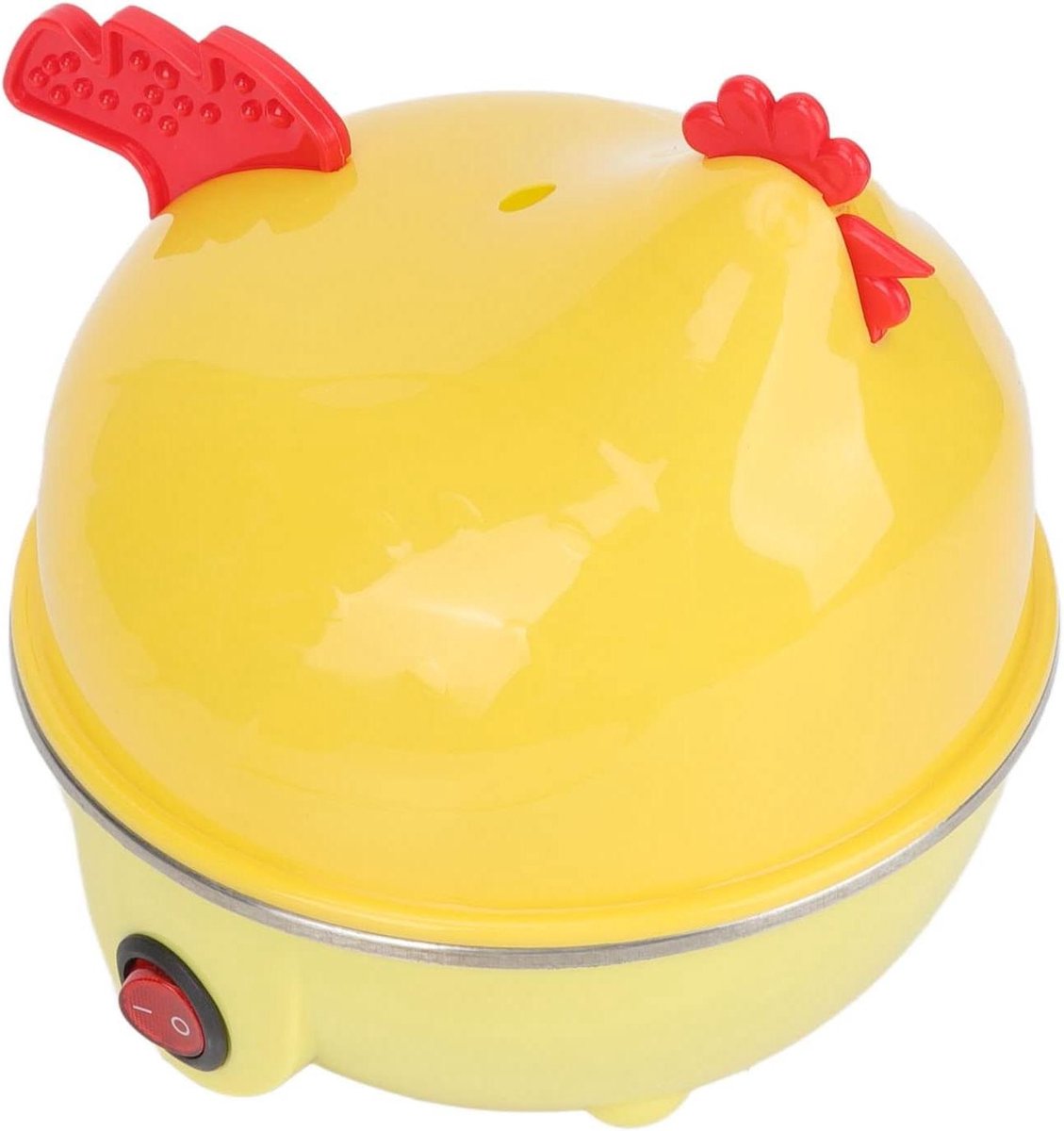 Bol.com Eierkoker Snelle Eiermaker - 7 Eiercapaciteit en Automatische Uitschakeling - Mini-ontbijtmachine in Kipvorm voor Thuisk... aanbieding