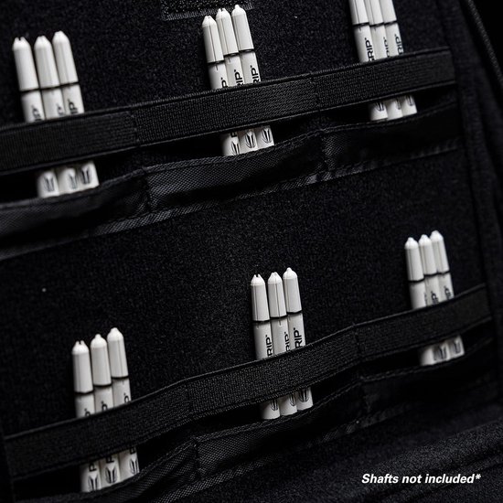 Dartportemonnee Takoma XXL Thuis Geschikt voor 8 Sets - Zwart - Dartkoffer - Darts van Dart — afbeelding 3