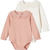 Vertbaudet Lot 2 bodies tee-shirt bébé en coton bio ATELIER