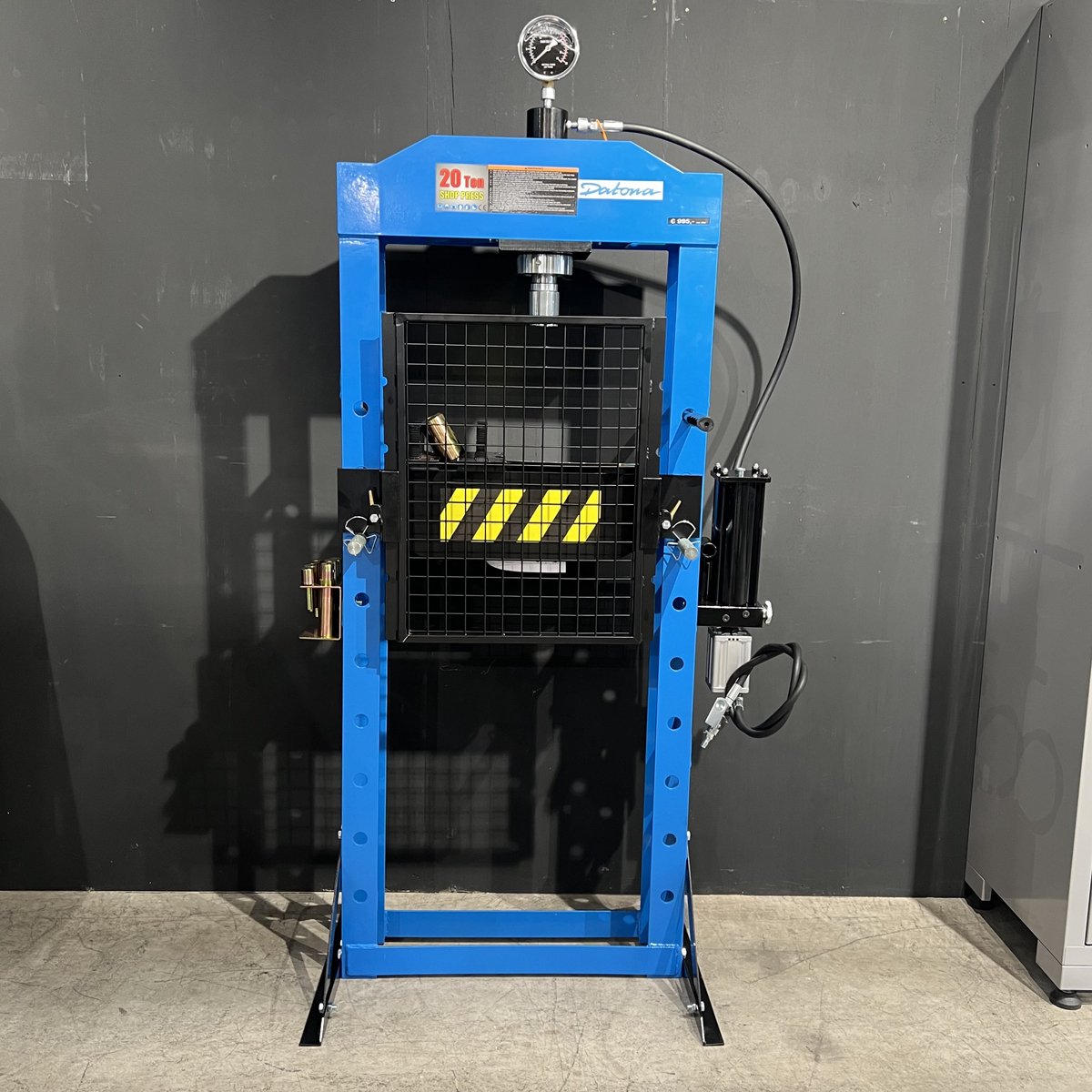 Datona® Werkplaatspers 20 ton hydropneumatisch - Blauw