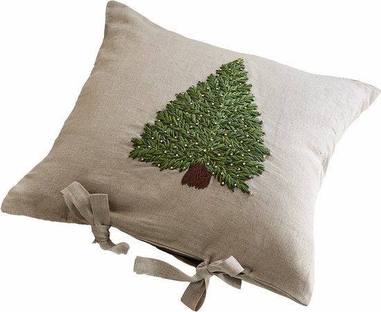 LOBERON Kussenhoes Amuré linnen/groen