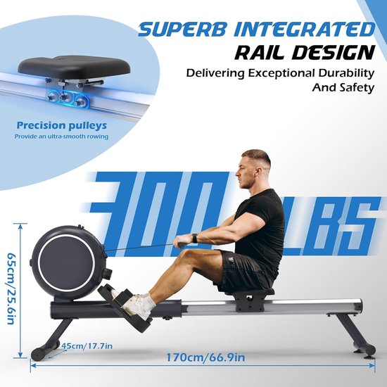 Generic 4Pcs Roeimachine Lager Wiel Vervanging Deel Rollers Voor Fitness Krachttraining