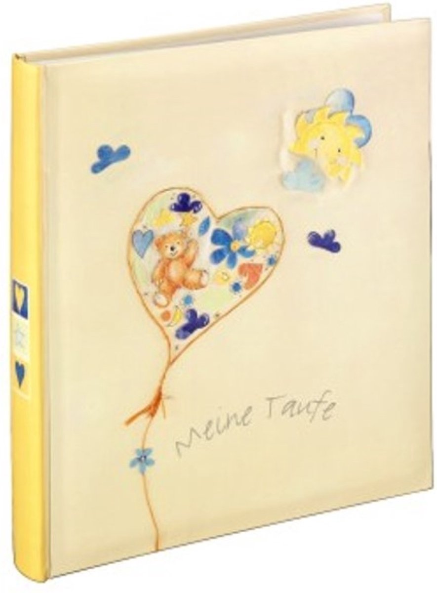 Boekalbum Teddy Ballon Doop 29x32cm 60x pagina's