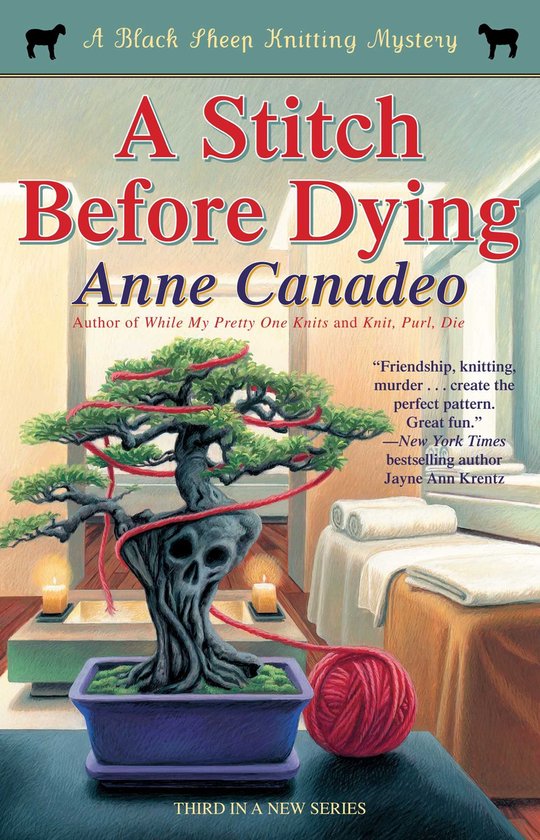 A Black Sheep Knitting Mystery - A Stitch Before Dying - cover