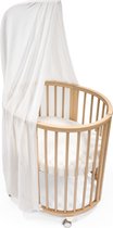 Stokke Sleepi Canopy V3, Wit - Creëer een gezellige, rustige omgeving voor je baby - Eenvoudig te monteren - Lichtgewicht stof - Compatibel met Sleepi Mini & Bed