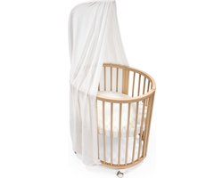 Stokke Sleepi Canopy V3, Wit - Creëer een gezellige, rustige omgeving voor je baby - Eenvoudig te monteren - Lichtgewicht stof - Compatibel met Sleepi Mini & Bed