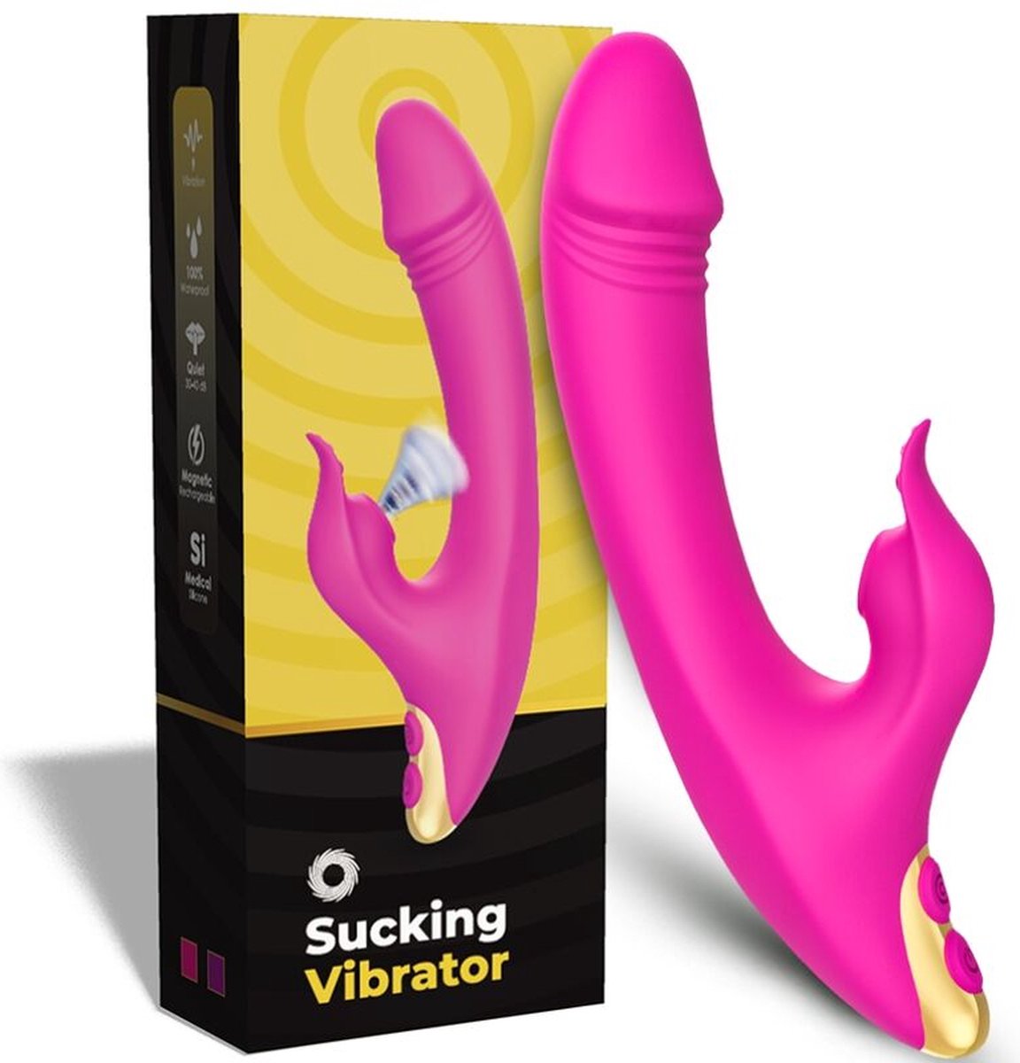 Goedkoopste ARMONY - AMANT LICKING VIBRATING CLITORIS & G-SPOT FUCHSIA | VIBRATOR | VIBRATOR VOOR VROUWEN | SEKSSPEELTJES VOOR VROUW | SEX TOYS VOOR VROUW | CLITORIS STIMULATOR | BUNNY VIBRATOR | CLITORIS VIBRATOR