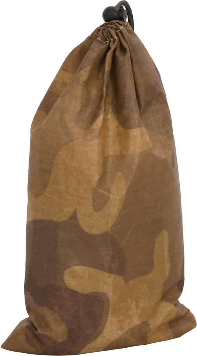vidaXL - Camouflagenet - met - opbergzak - 312x140 - cm - zandkleurig van Vidaxl — afbeelding 3