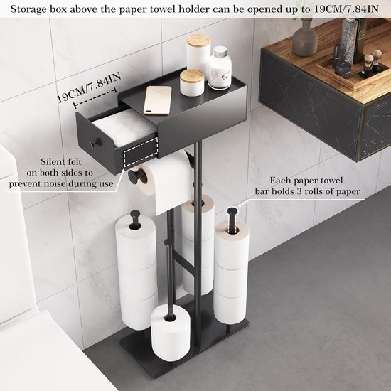 Toiletpapier houder Umbra Bellwood - Toiletaccessoires