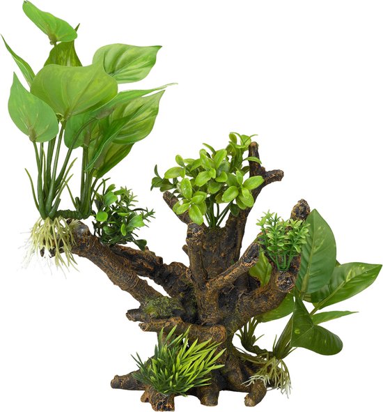 Foto: Aqua d ella flora scape 4 aquariumdecratie maat m 20 5 x 19 x 23 cm