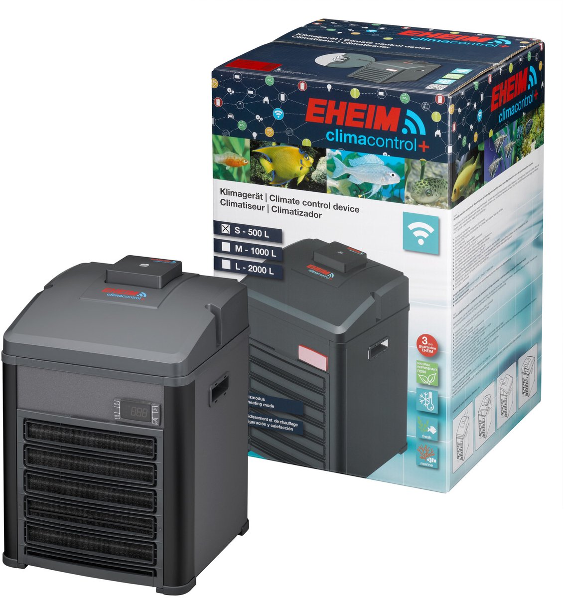 Eheim Climacontrol+ - Verwarming - Zwart Tot 500 L L