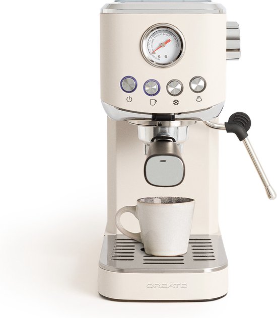 CREATE Espressomachine met functie voor koude koffie - 20 bar- THERA CLASSIC COMPACT