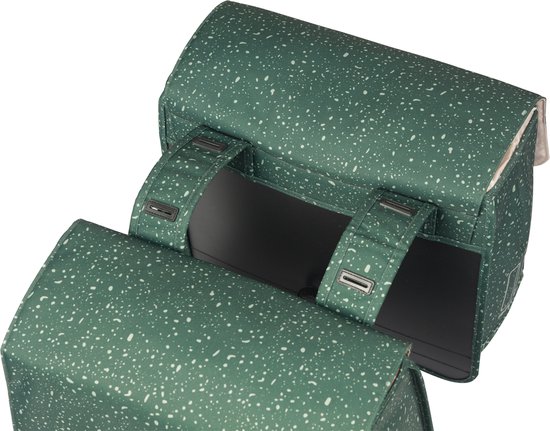 Basil Flair dubbele fietstas, 35L, groen van Basi — afbeelding 4