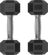 Bol.com Focus Fitness - Hexa Dumbbells - 5 kg - Set van 2 aanbieding