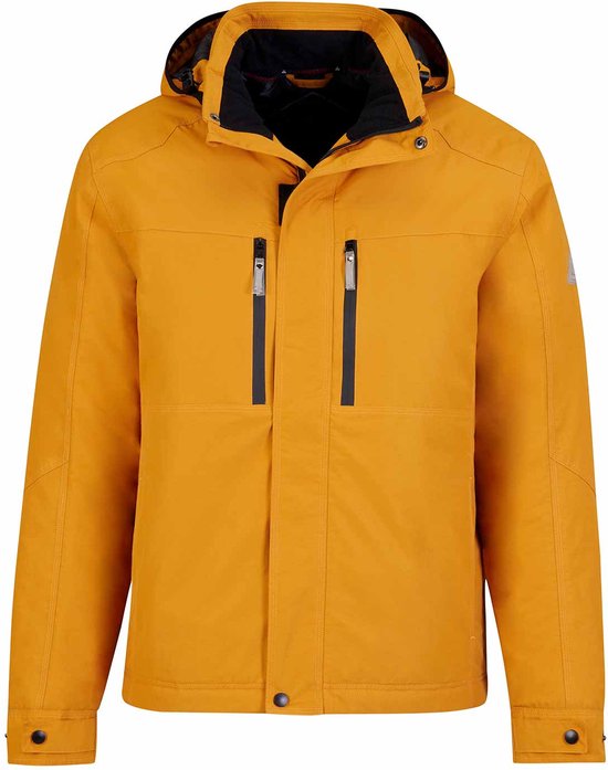 BJØRNSON Trym Imperméable / Veste d'hiver Homme - Imperméable - Taille S - Jaune Ocre