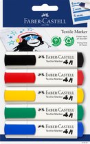 Faber-Castell textielmarker - set 5 stuks - FC-159520