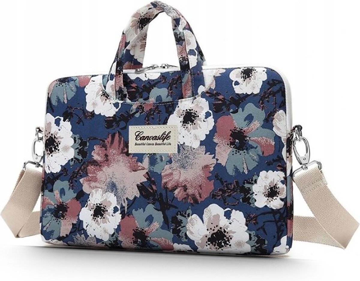 CANVASLIFE - AKTENTAS - LAPTOP 15-16 BLAUW CAMELLIA