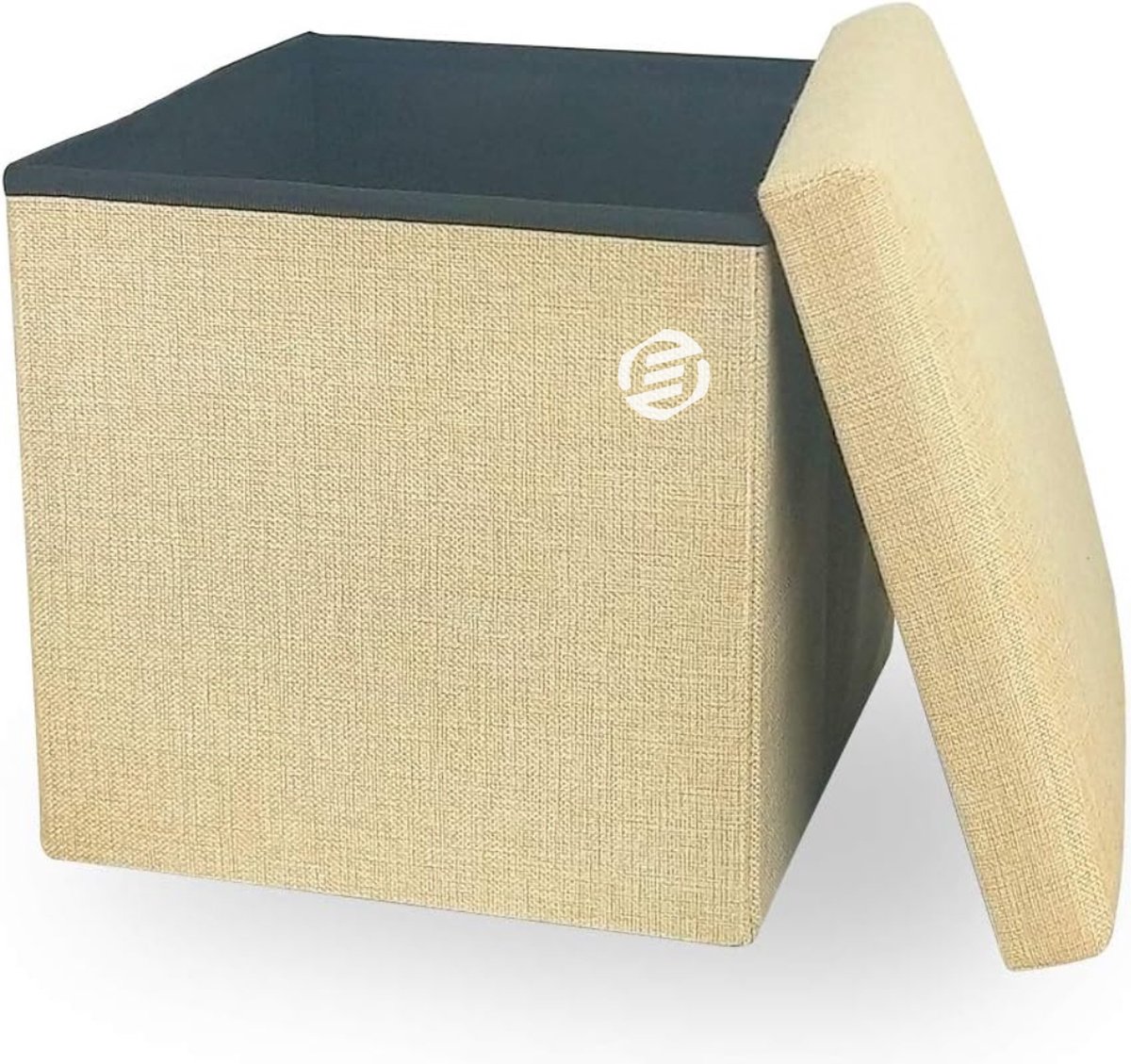 Equivera Voetenbankje Of Poef - Poef - Voetenbankje - Hocker - Voetenbankje Binnen - Poefs