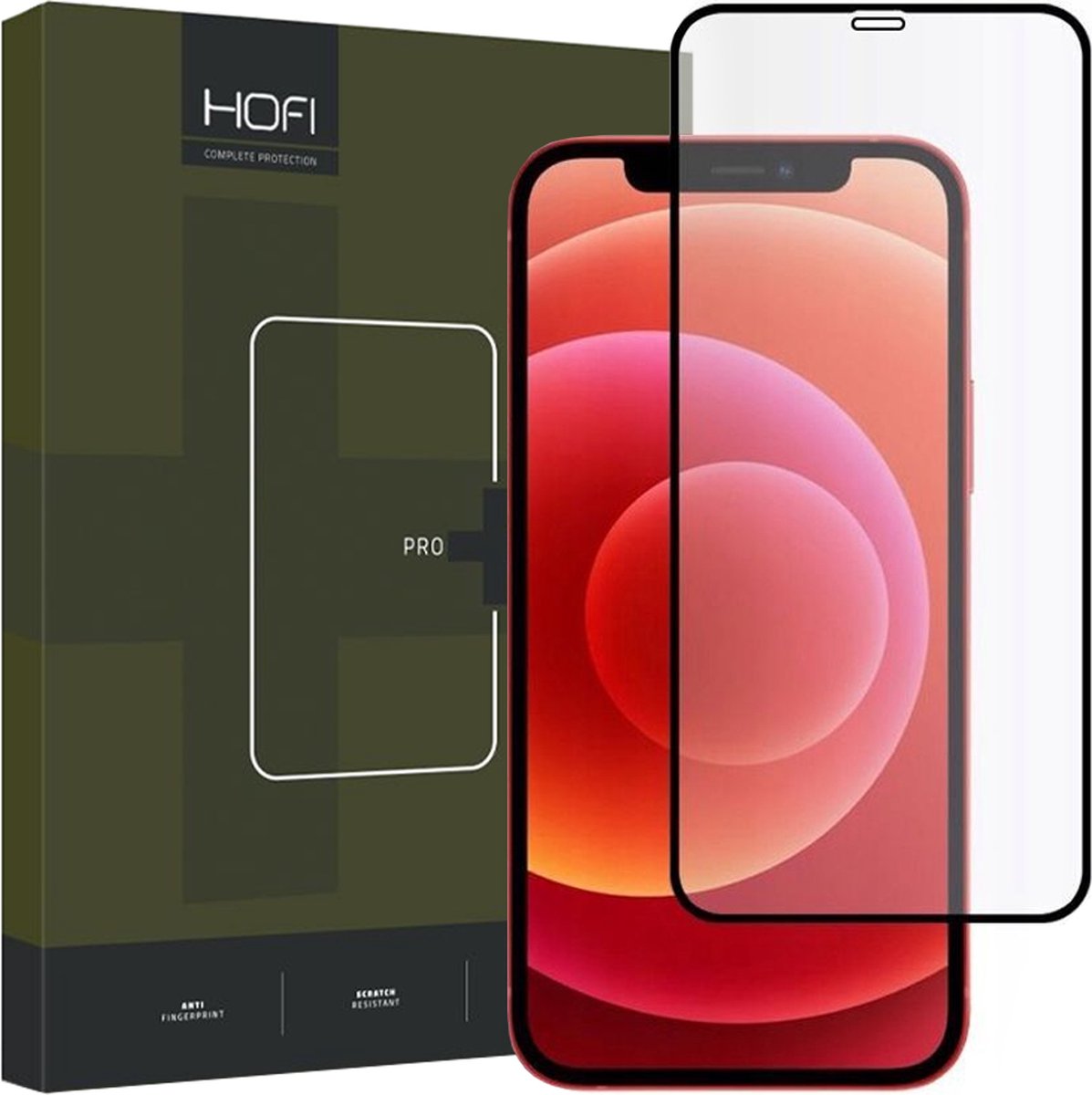 HOFI - FULL - PRO+ GEHARD GLAS IPHONE - 12 - MINI - ZWART
